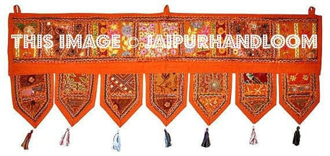 Embroidered Door Toran & Window Valance – Design D2E29