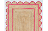 Beige Jute Braided Runner Rugfor Living Room – 60 x 84 handmade by LoomifyHome
