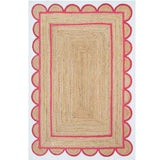Beige Jute Braided Runner Rugfor Living Room – 60 x 84 handmade by LoomifyHome