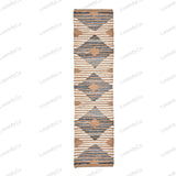 Denim jute Runner Rug - Hemp Jute Rug Handloom Rug