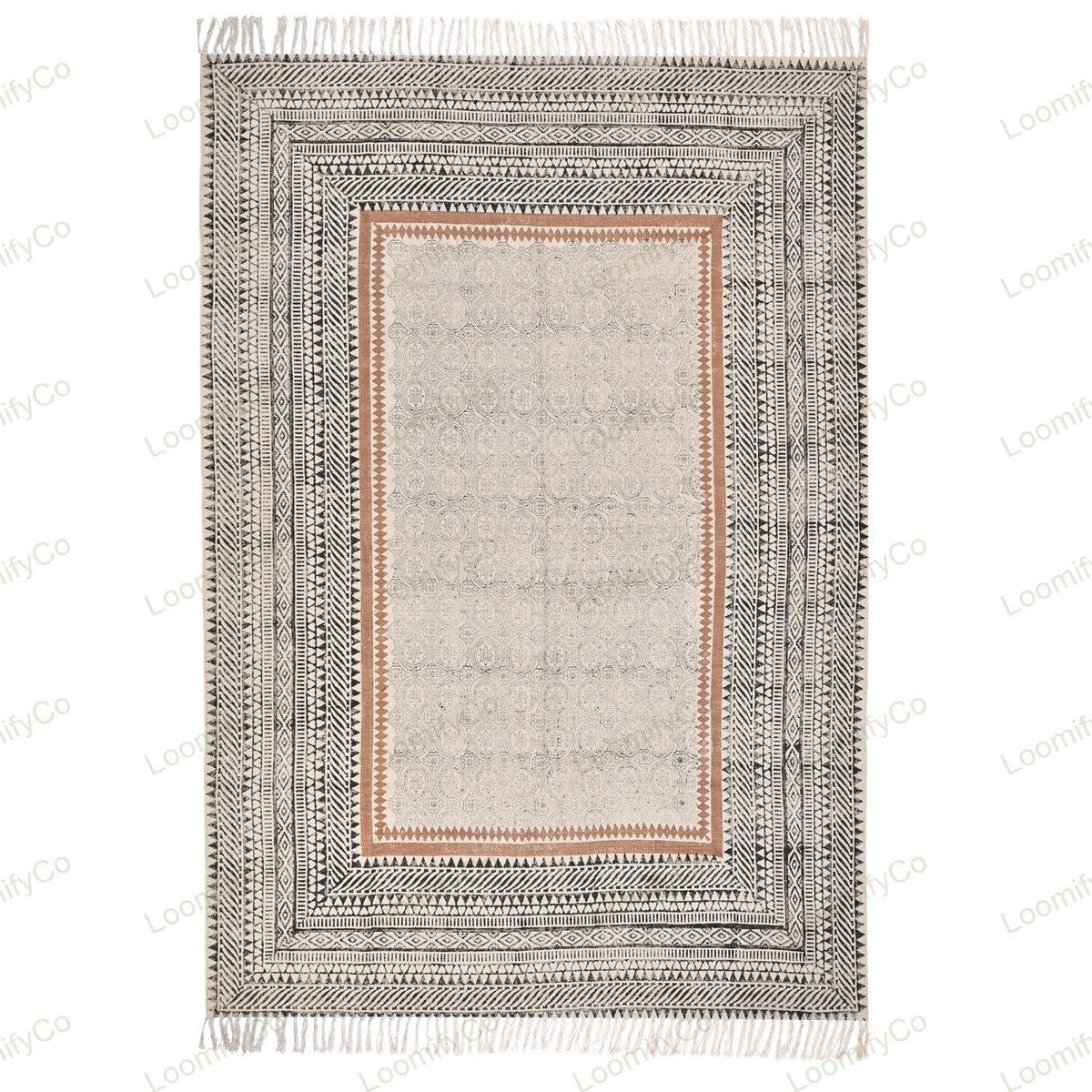 Washable Rugs, Extra Large Rug for Living Room/Bedroom/Dining Room, Washable Cotton Rug, Machine Washable Rug, Woven Kitchen