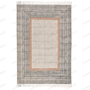 Washable Rugs, Extra Large Rug for Living Room/Bedroom/Dining Room, Washable Cotton Rug, Machine Washable Rug, Woven Kitchen