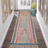 Multi Sizes Extra wide Long Hallway Runner Rug Washable Handwoven Geometric Kitchen, Bedside, Hallway, Entry, Custom Cotton