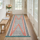 Multi Sizes Extra wide Long Hallway Runner Rug Washable Handwoven Geometric Kitchen, Bedside, Hallway, Entry, Custom Cotton
