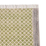 Boho Green Traploper Cotton Stair Runner Washable Stairs Cotton Carpet Runner for Stairs Hallway Runner Rug Custom Stair
