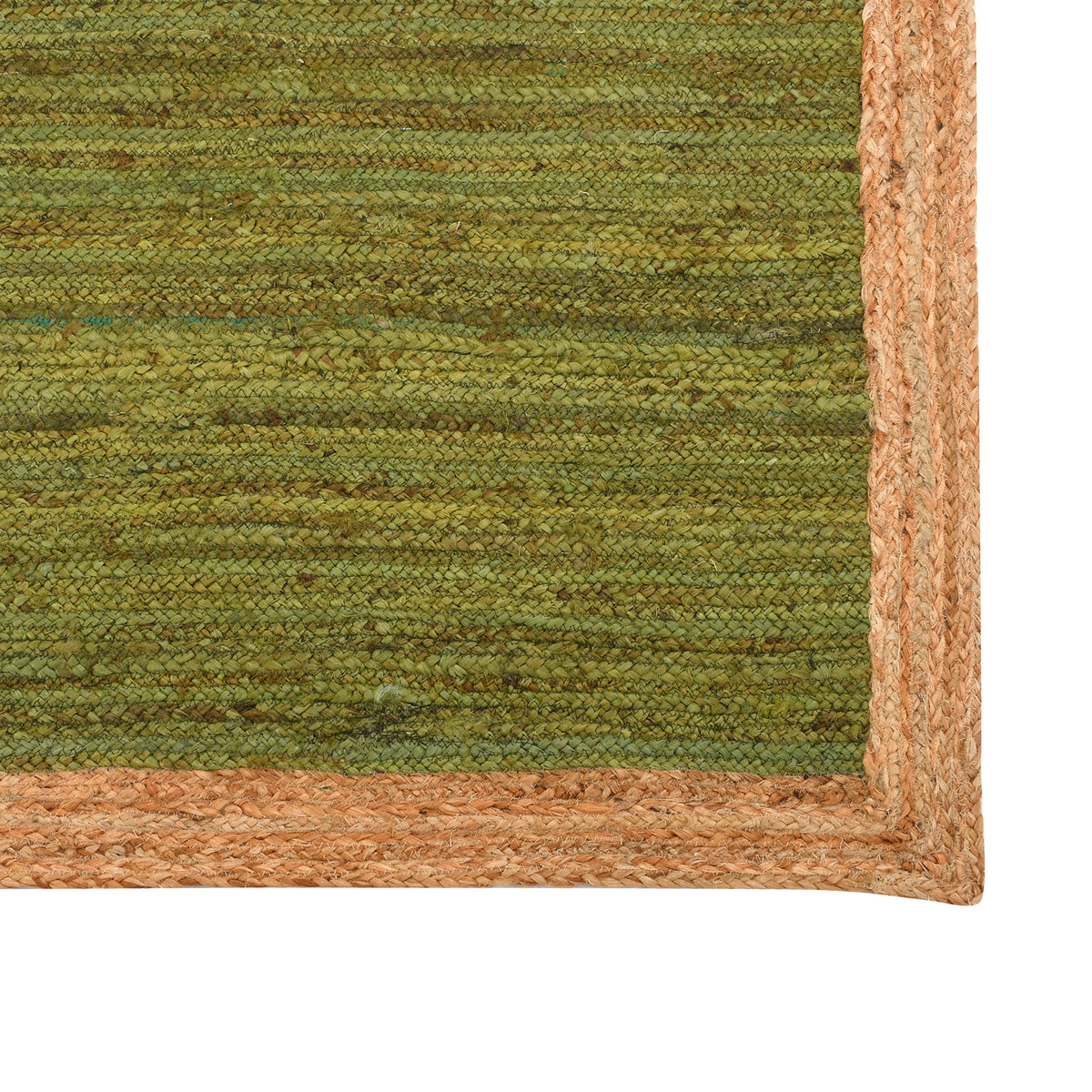 White Beige Jute Braided Runner Rugfor Living Room – 60 x 96 handmade by LoomifyHome