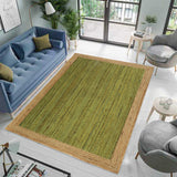 White Beige Jute Braided Runner Rugfor Living Room – 60 x 96 handmade by LoomifyHome