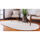 White Blue Jute Braided Area Rugfor Living Room handmade by LoomifyHome