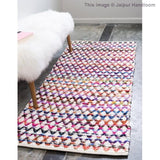 Beige Blue Jute Braided Oval Rugfor Living Room – 2 x 8 handmade by LoomifyHome