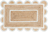 Beige Jute Braided Doormatfor Living Room – 5x8 handmade by LoomifyHome