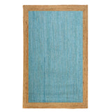 White Beige Jute Braided Runner Rugfor Living Room – 72 x 96 handmade by LoomifyHome