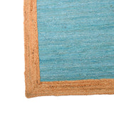 White Beige Jute Braided Runner Rugfor Living Room – 72 x 96 handmade by LoomifyHome