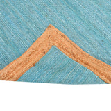 White Beige Jute Braided Runner Rugfor Living Room – 72 x 96 handmade by LoomifyHome