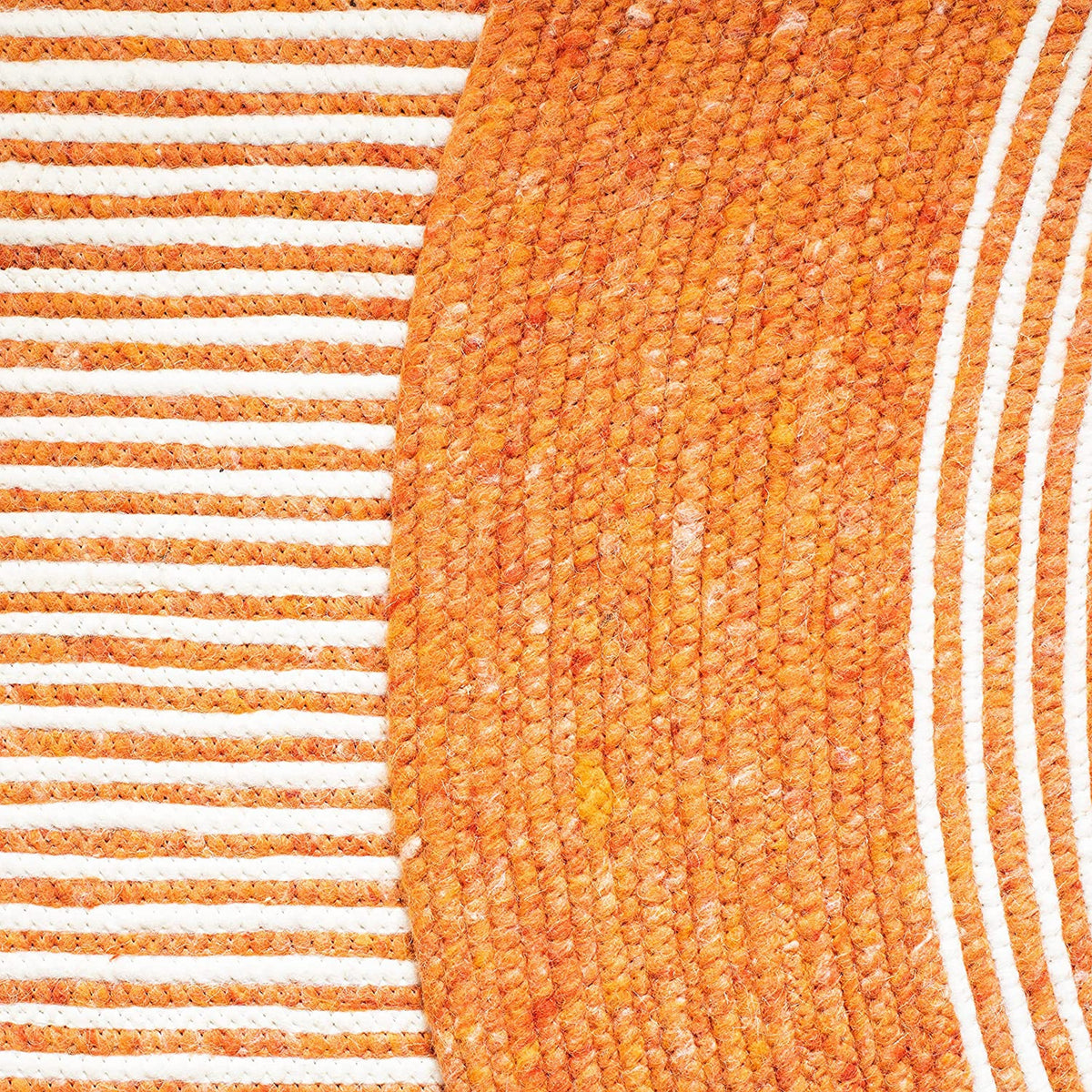 Multicolor Jute Braided Doormatfor Living Room – Bohemian handmade by LoomifyHome