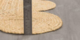 Beige Jute Braided Doormatfor Living Room – 9x12 handmade by LoomifyHome