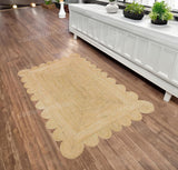 Beige Jute Braided Doormatfor Living Room – 9x12 handmade by LoomifyHome