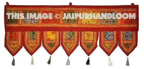 Indian Handmade Decorative Door Valance Window Pelmet Topper