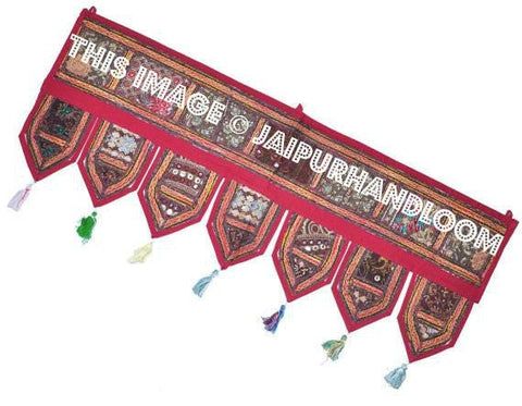 Indian Toran Temple Decor Door Arch Curtain Window Valance