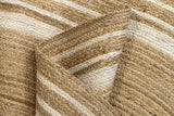 White Beige Jute Braided Round Rugfor Living Room – Artisan Style 3 handmade by LoomifyHome