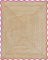 Beige Jute Braided Doormatfor Living Room – 8x10 handmade by LoomifyHome