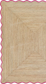 Beige Jute Braided Doormatfor Living Room – 8x10 handmade by LoomifyHome