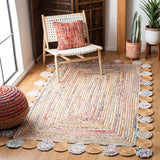 White Beige Jute Braided Runner Rugfor Living Room – Runner handmade by LoomifyHome