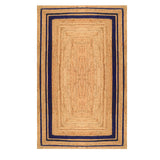 White Beige Jute Braided Runner Rugfor Living Room – 24 x 36 handmade by LoomifyHome