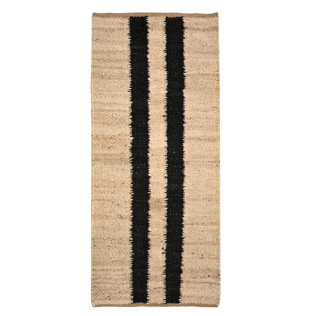 Beige Jute Braided Stair Runnerfor Living Room – Coastal handmade by LoomifyHome