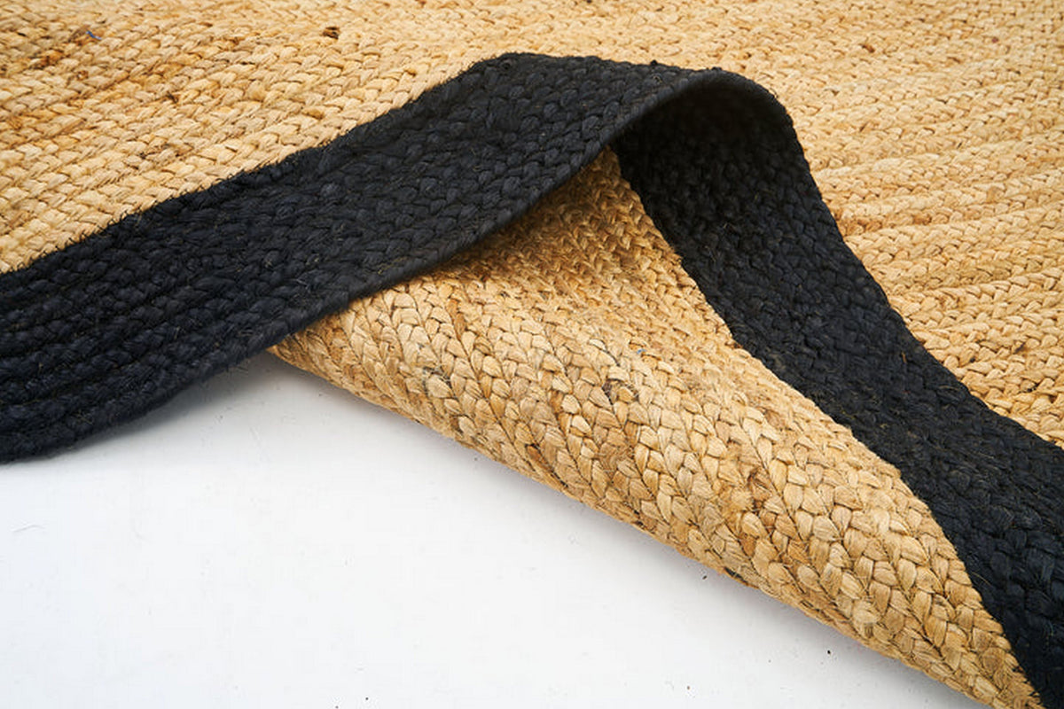 Multicolor Jute Braided Oval Rugfor Living Room handmade by LoomifyHome