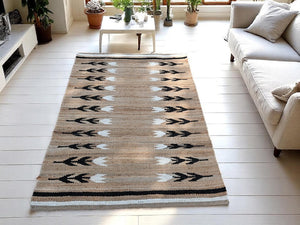 White Beige Jute Braided Round Rugfor Living Room – Farmhouse handmade by LoomifyHome