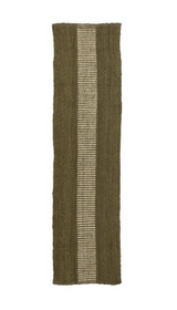 Beige Green Jute Braided Stair Runnerfor Living Room handmade by LoomifyHome