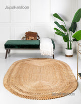 Multicolor Jute Braided Doormatfor Living Room – 3 x 5 handmade by LoomifyHome