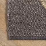 Beige Blue Jute Braided Runner Rugfor Living Room – Farmhouse handmade by LoomifyHome