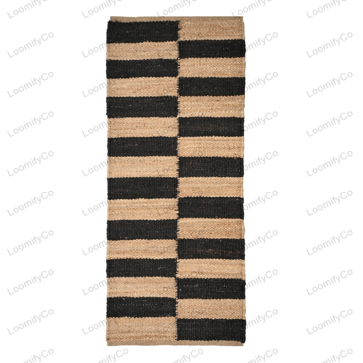 Natural Jute Hemp Runner Rug, Custom Size Jute Runner
