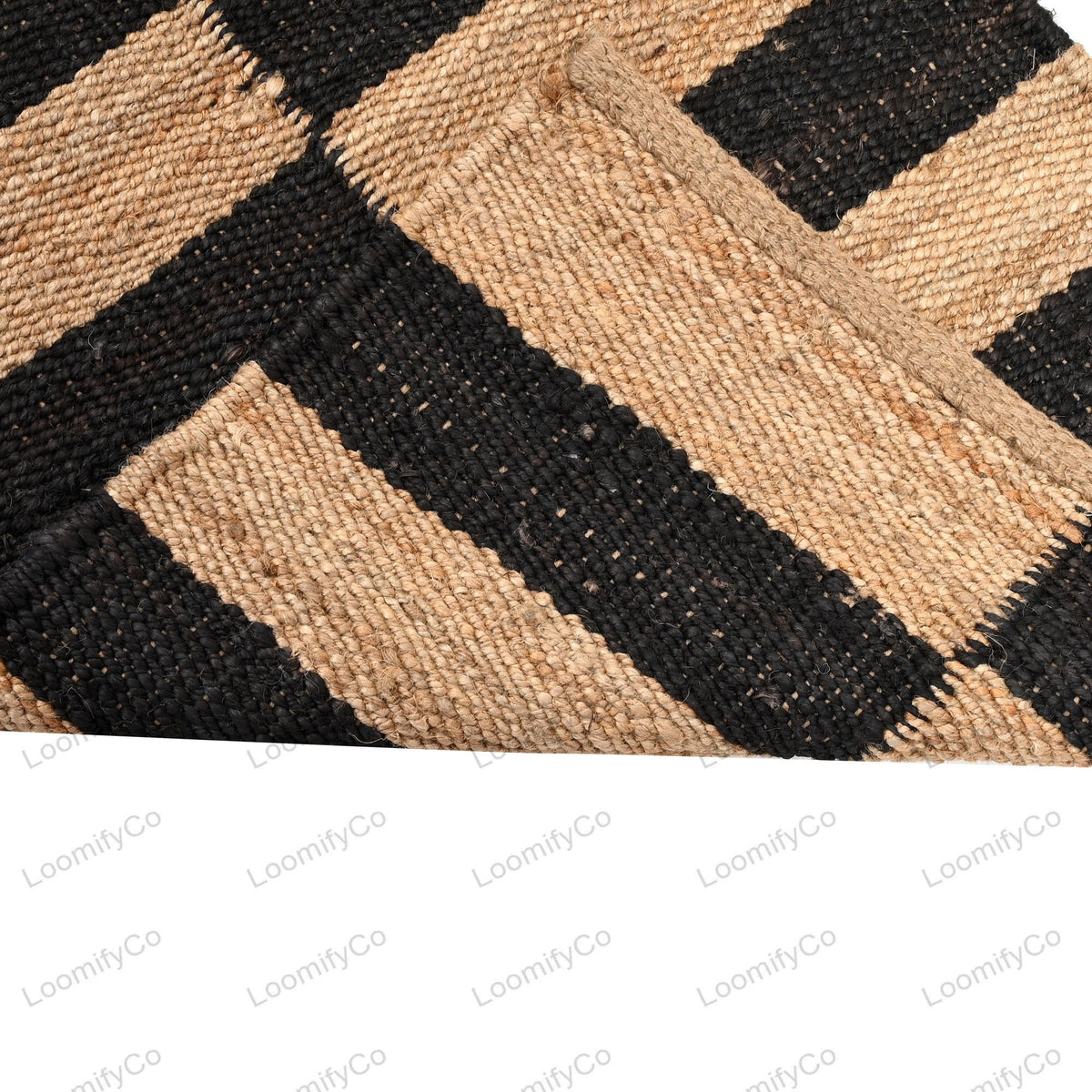 Natural Jute Hemp Runner Rug, Custom Size Jute Runner