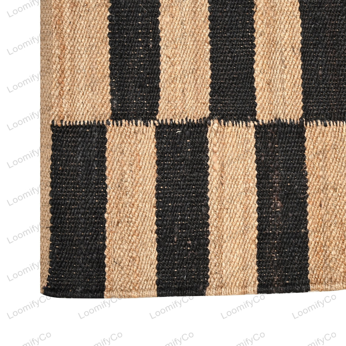 Natural Jute Hemp Runner Rug, Custom Size Jute Runner