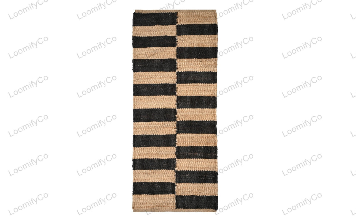 Natural Jute Hemp Runner Rug, Custom Size Jute Runner