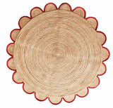 White Beige Jute Braided Round Rugfor Living Room – Living handmade by LoomifyHome