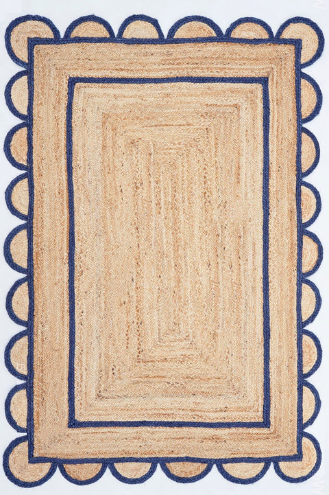 Beige Jute Braided Doormatfor Living Room – Living Room Ready handmade by LoomifyHome