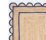 Beige Jute Braided Doormatfor Living Room – Living Room Ready handmade by LoomifyHome