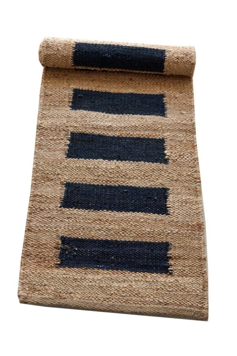 Beige Jute Braided Stair Runnerfor Living Room – Bedroom Ready handmade by LoomifyHome