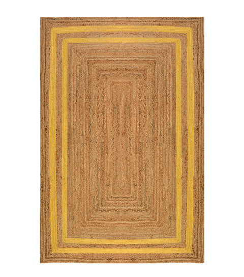 White Beige Jute Braided Runner Rugfor Living Room – Bedroom Ready handmade by LoomifyHome