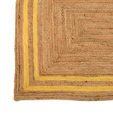 White Beige Jute Braided Runner Rugfor Living Room – Bedroom Ready handmade by LoomifyHome