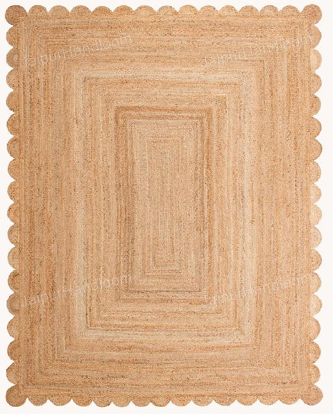 Beige Jute Braided Doormatfor Living Room – 10x14 handmade by LoomifyHome