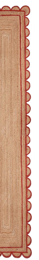 Beige Jute Braided Runner Rugfor Living Room – 5 x 8 handmade by LoomifyHome