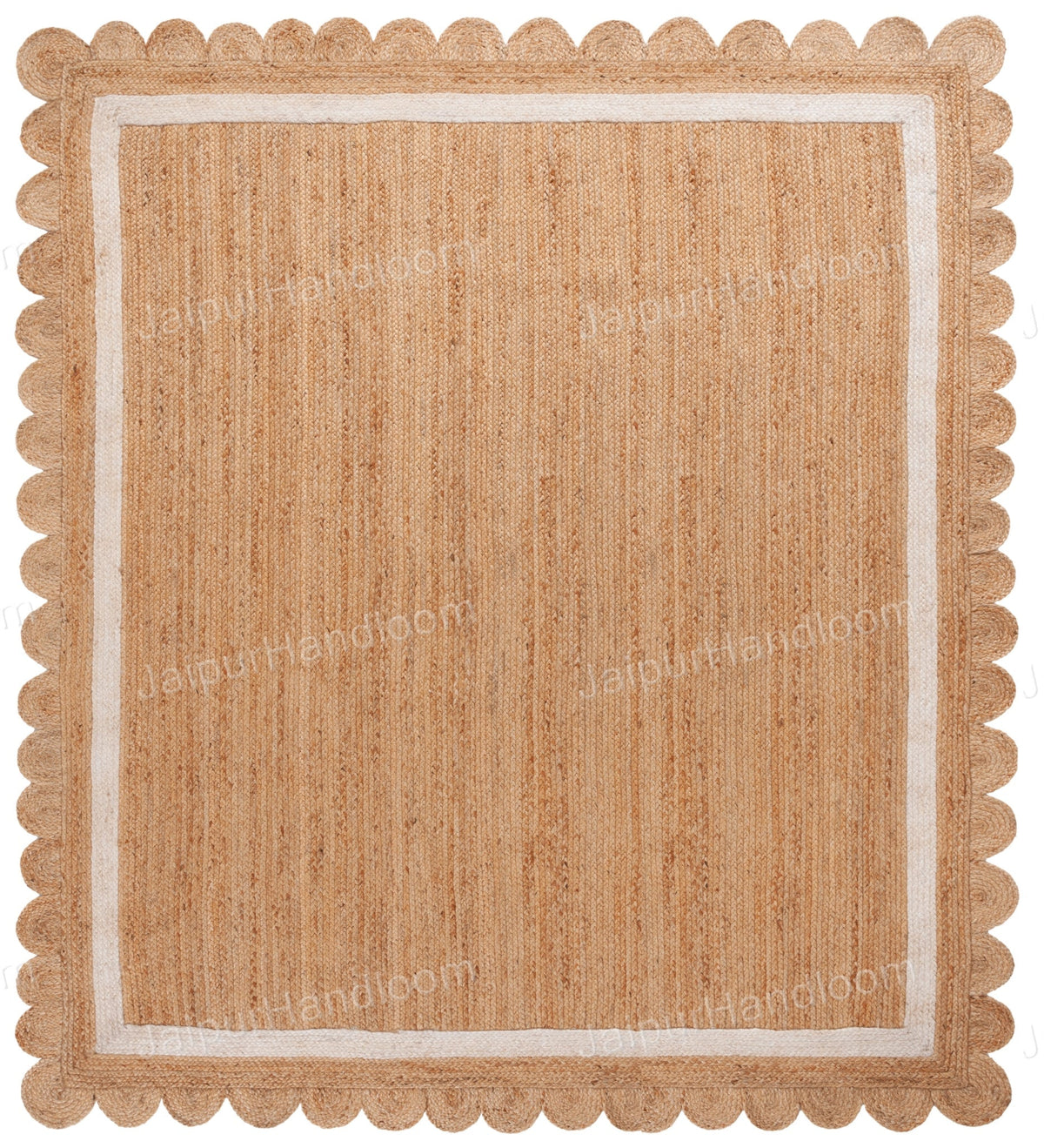 Beige Jute Braided Doormatfor Living Room – 3 x 4 handmade by LoomifyHome