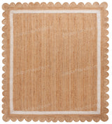 Beige Jute Braided Doormatfor Living Room – 3 x 4 handmade by LoomifyHome