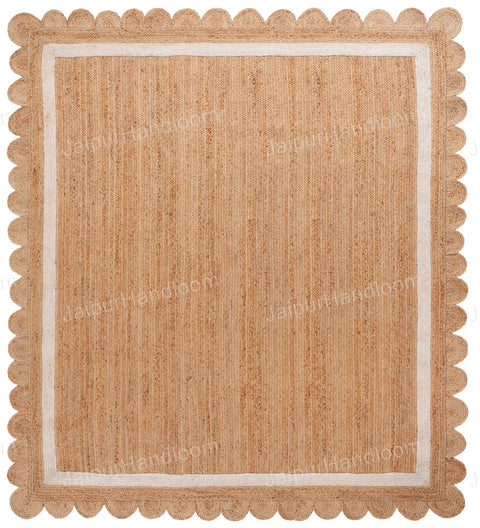 Beige Jute Braided Doormatfor Living Room – 3 x 4 handmade by LoomifyHome