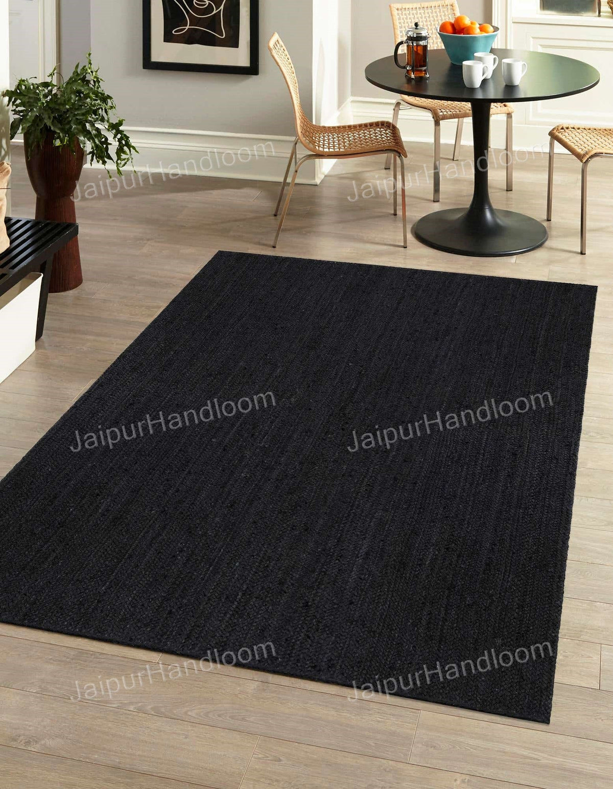 Beige Jute Braided Area Rugfor Living Room – Bohemian handmade by LoomifyHome