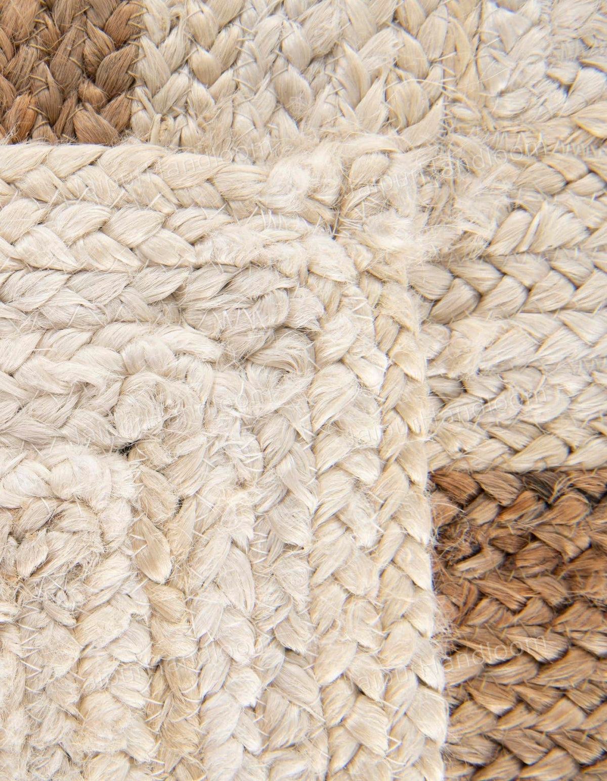 Beige Jute Braided Doormatfor Living Room – Farmhouse handmade by LoomifyHome